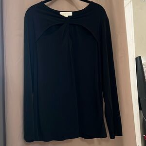 Michael Kors Black long sleeve with detailing at the chest
